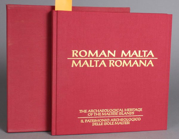 ROMAN MALTA. (c1992). #532 of 5000.: [Archeology/Malta]. Anthony Bonanno and Maurizio Urso (photographer). Roman Malta: The Archeological Heritage of the Maltese Islands. World Confederation of Salesian Past Pupils of don Bosco, (et. al.