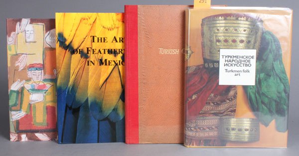 7 Books, incl: Tashin Oz, TURKISH CERAMICS.: [Asian/Turkish/Mexican Art]. 7 Titles (1 signed). Vp:vp. 4to/folio. Hardcover. 5 in dj, 1 in slipcase. Mostly very good. ++ Sculpture Of Angkor And Ancient Cambodia: Millennium Of Glory. Helen Ibbitso