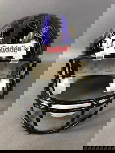 Baltimore Ravens Autographed Helmet: .