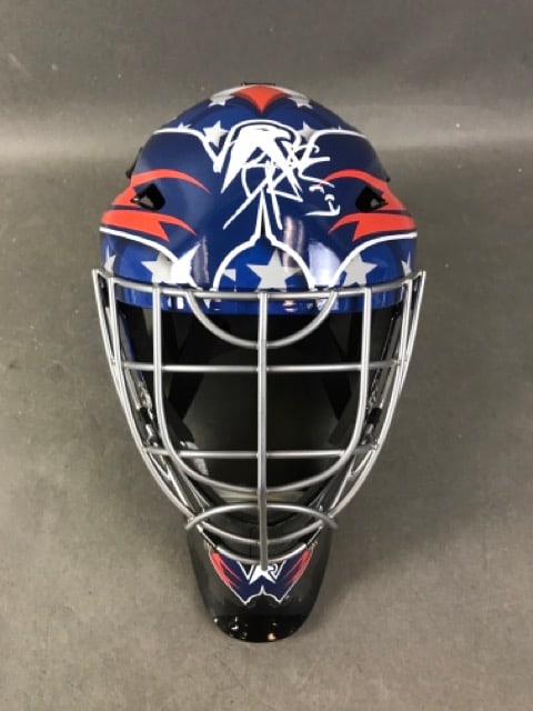 Autographed Capitals Goalie Helmet (1 of 6)