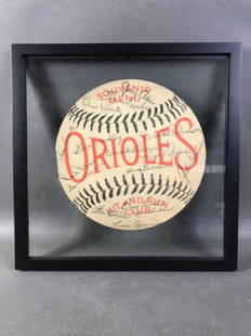 Autographed Baltimore Orioles Souvenir: .