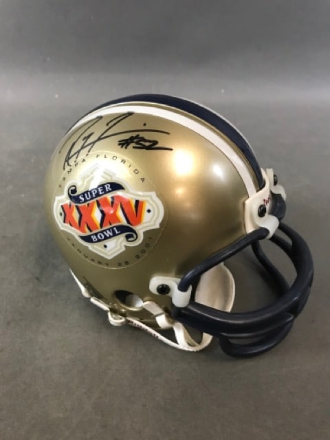 Ray Lewis Autographed Mini Helmet (1 of 5)