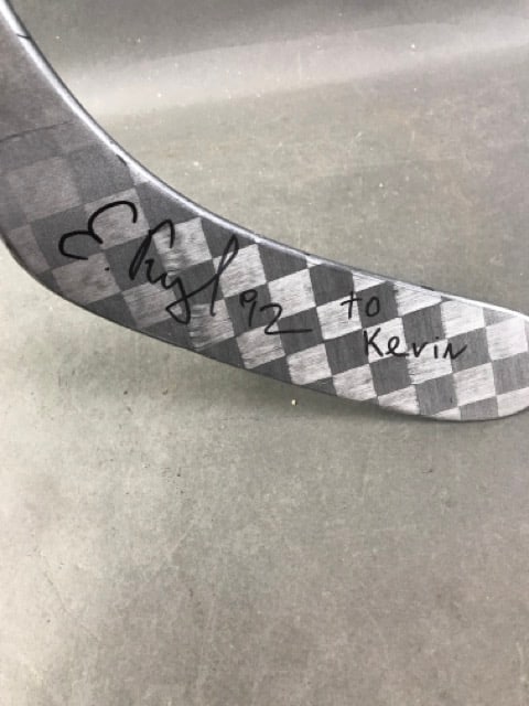 Evgeny Kuznetsov Autographed Hockey Stick (1 of 3)