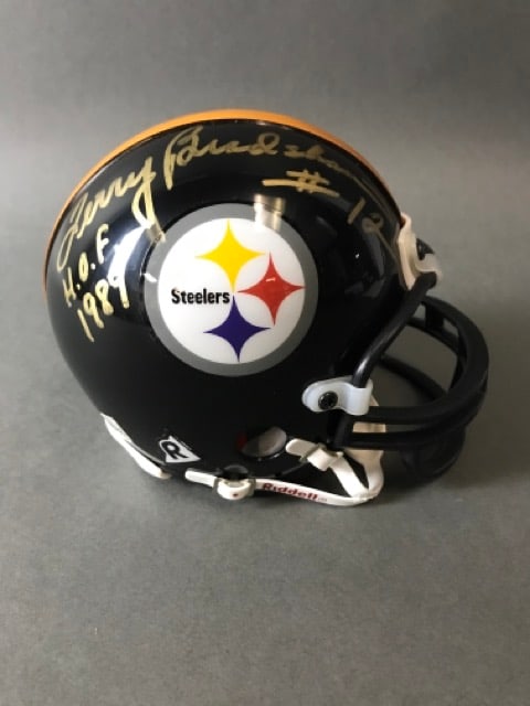 Terry Bradshaw Autographed Mini- Helmet (1 of 4)