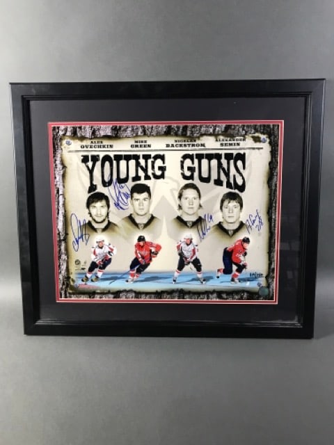 Washington Capitals Young Guns Limited Edition Autographed Poster (1 of 5)