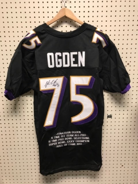 Jonathan Ogden Autographed Ravens Jersey (1 of 4)