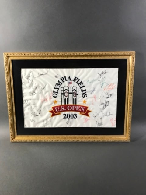 2003 US Open Autographed Flag (1 of 6)