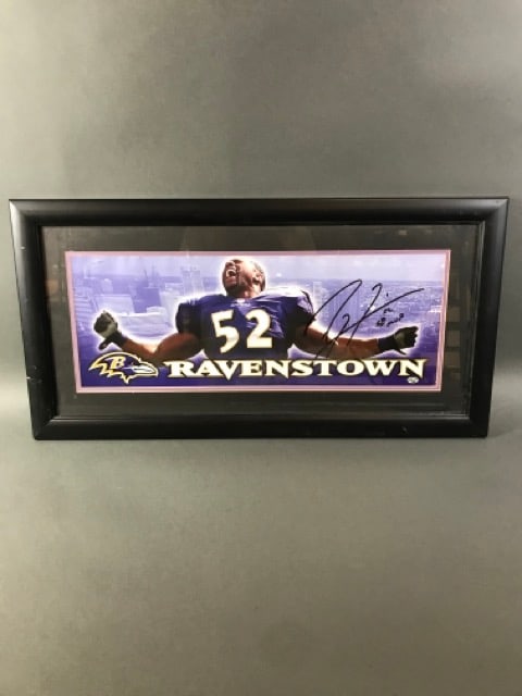 Ray Lewis Autographed Photograph (1 of 4)