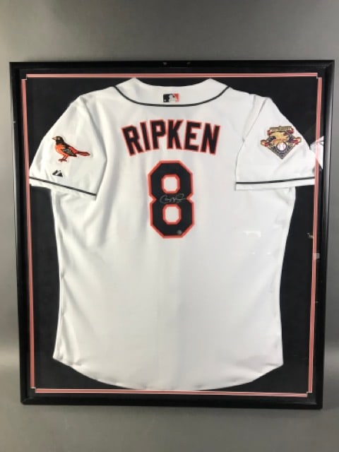 Cal Ripken Jr. Autographed Framed Jersey (1 of 5)