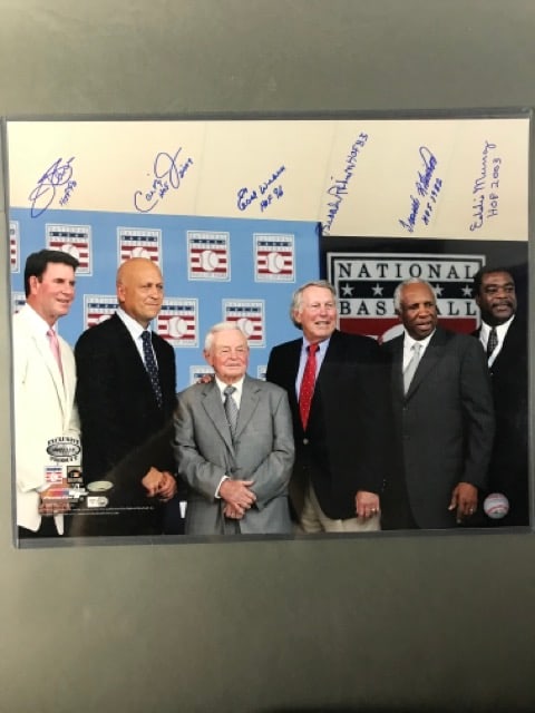 Baltimore Oriole's Hall of Famers Autographed Photo (1 of 4)