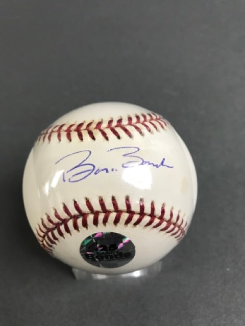 Barry Bonds Autographed Baseball (1 of 4)