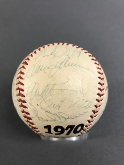 1970 Baltimore Orioles Autographed Baseball (1 of 5)