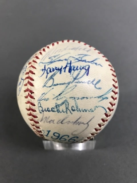 1966 Baltimore Orioles Autographed Baseball (1 of 6)
