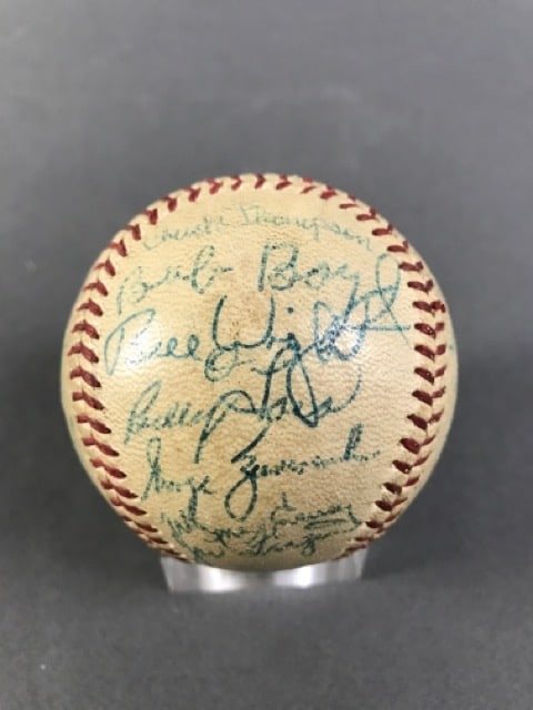 1956/1957 Baltimore Orioles Autographed Baseball (1 of 4)