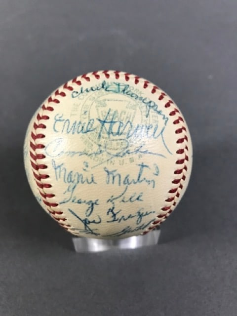 1956/57 Baltimore Orioles Autographed Baseball (1 of 5)