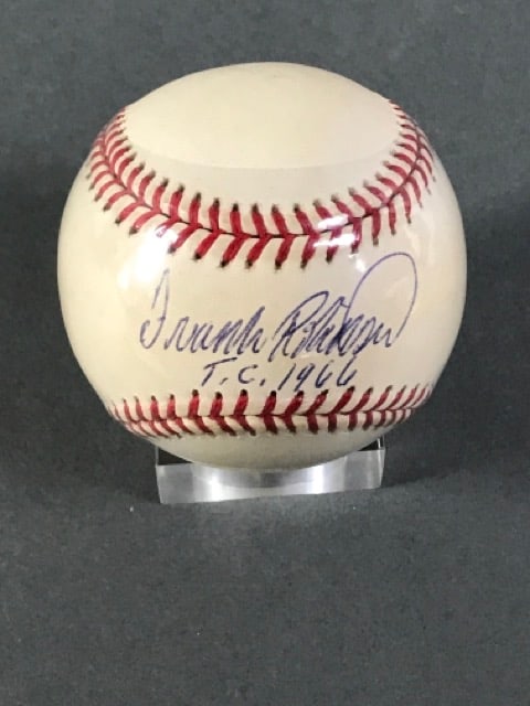 Frank Robinson Autographed Baseball (1 of 3)