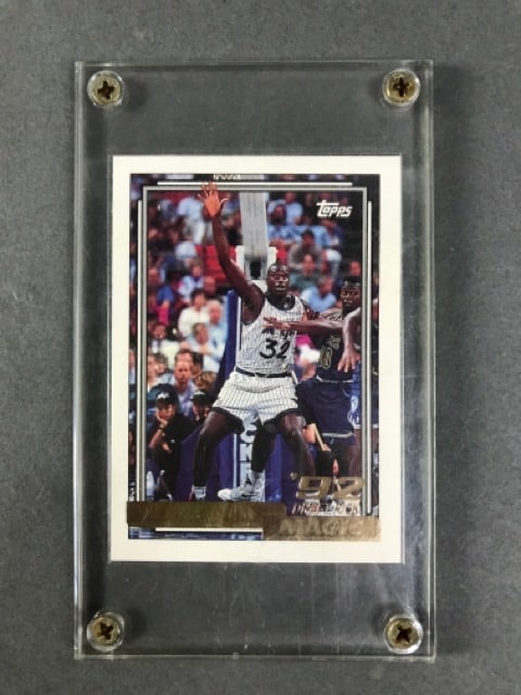 Shaquille O'Neal Topps Rookie Card (1 of 4)