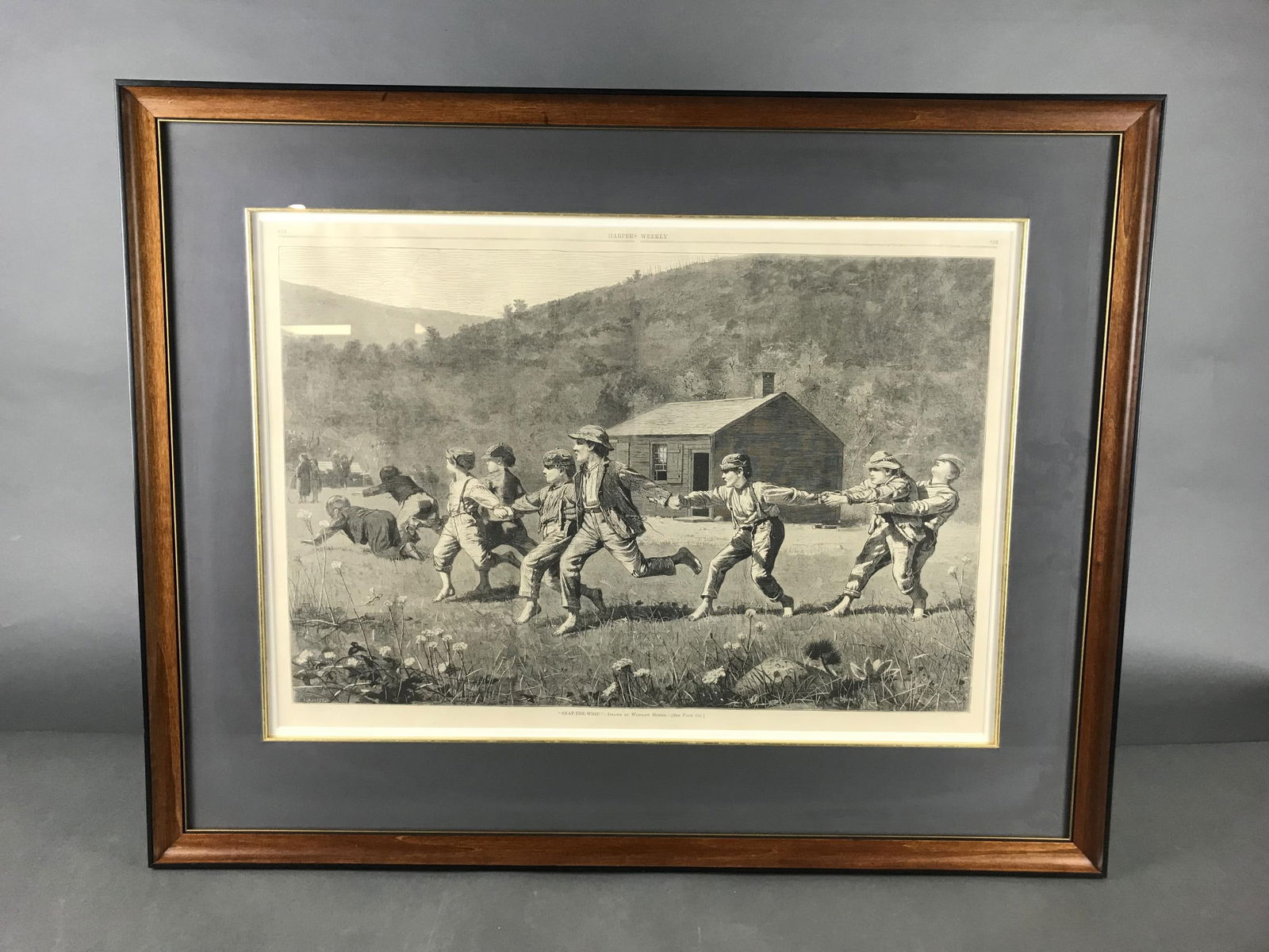 Winslow Homer. 4 Harper's Weekly Engravings (1 of 9)