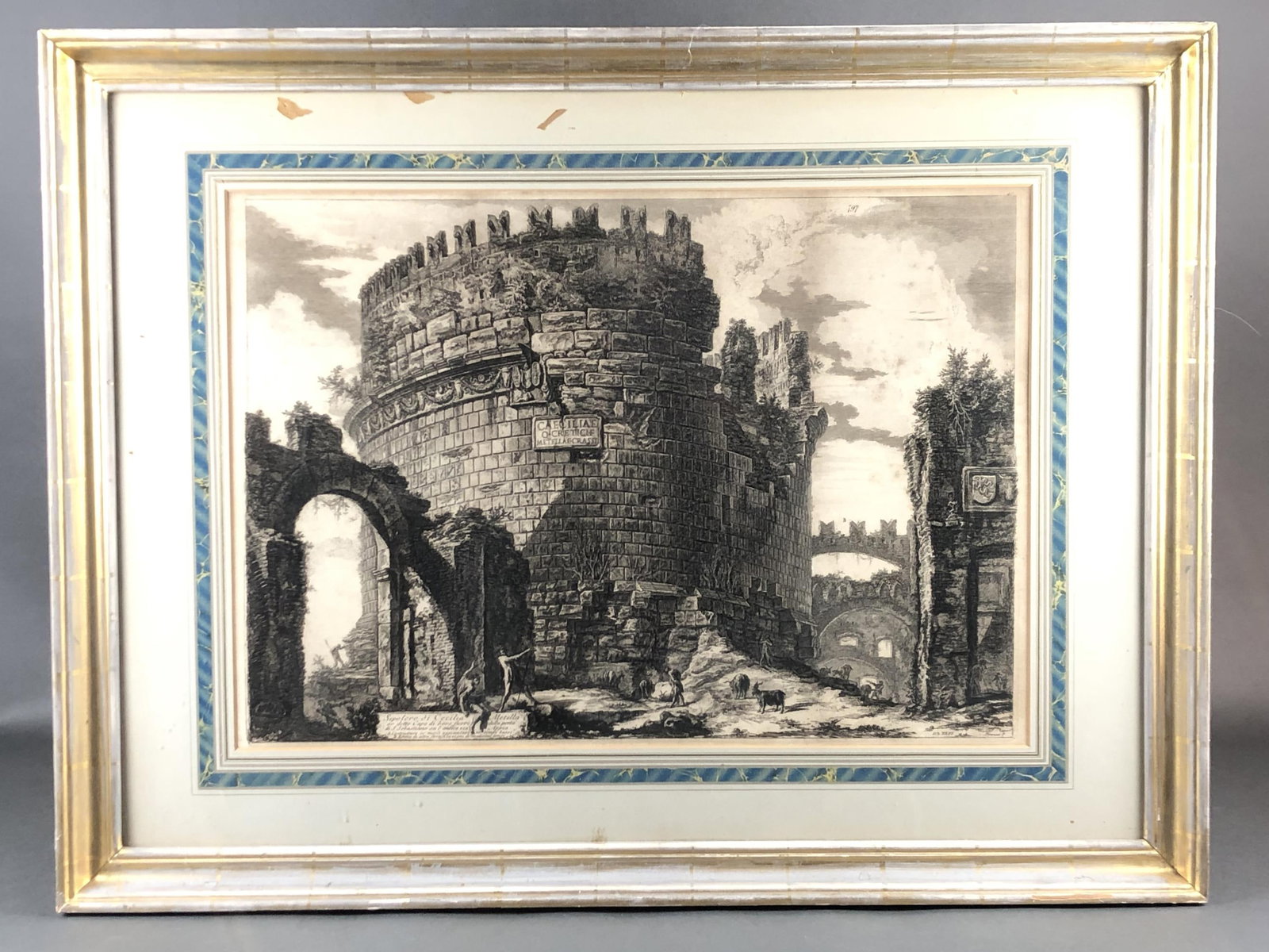 Piranesi. Sepolcro di Cecilia Metella. (1 of 4)