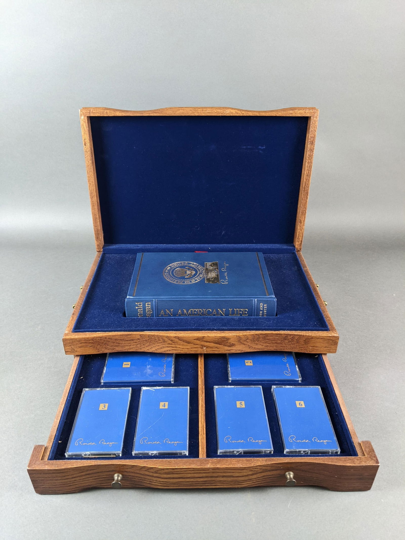 Ronald Reagan An American Life, 1/2000, in Oak Box (1 of 3)