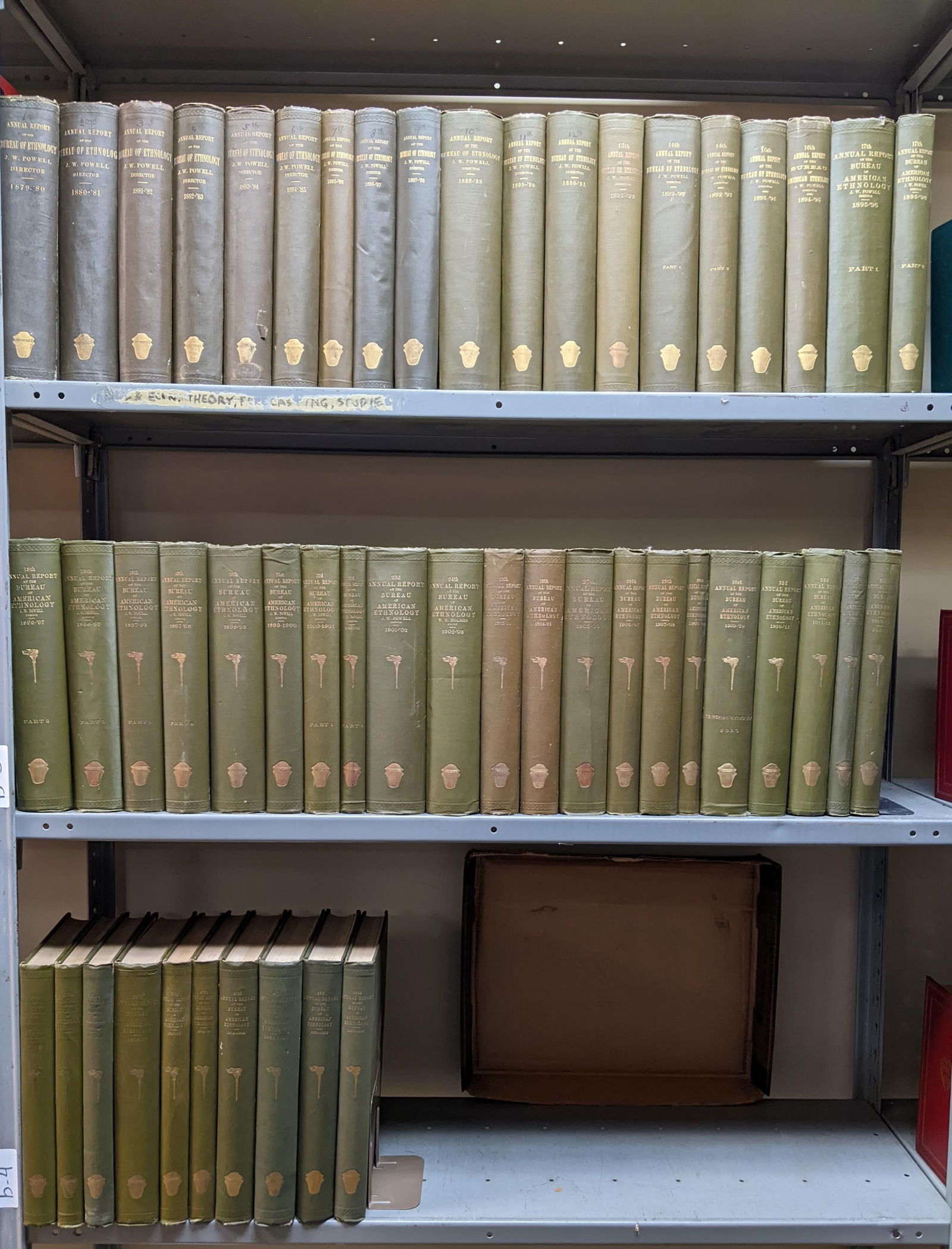 Bureau of American Ethnology Annual Reports. (1 of 1)