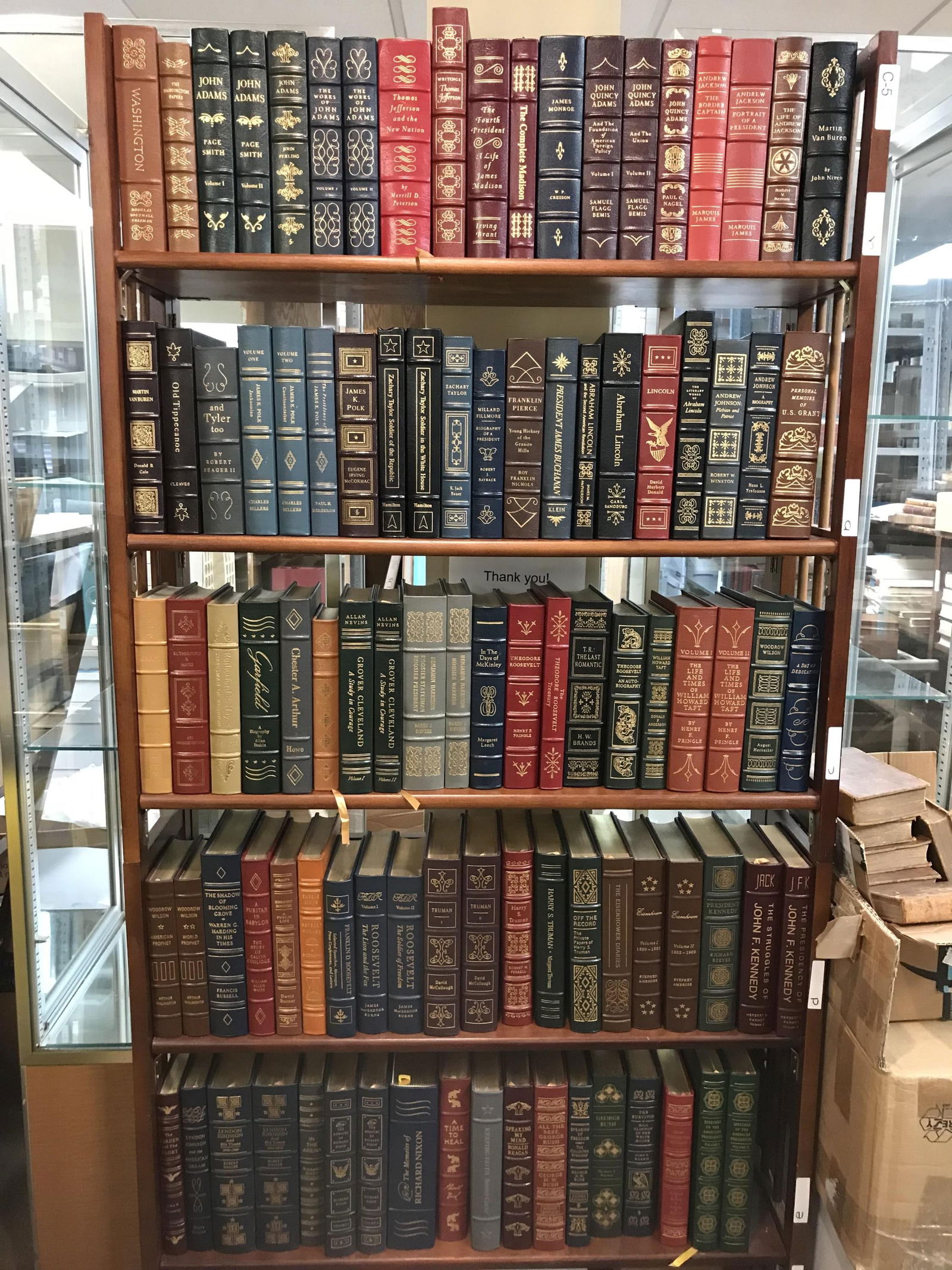97 Vols. Easton Press Library of the Presidents (1 of 8)