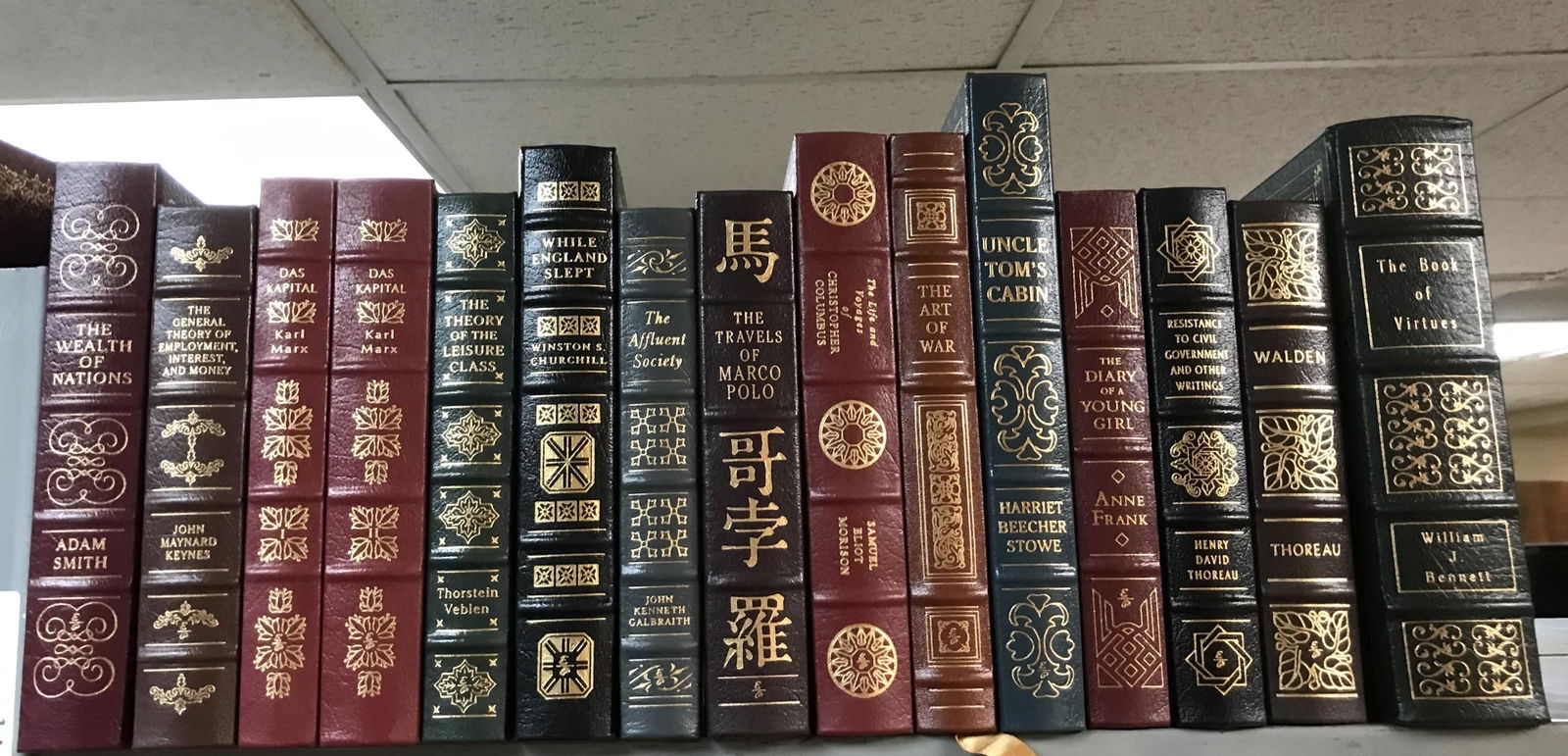 15 Vols. Easton Press Economics and Misc. (1 of 1)