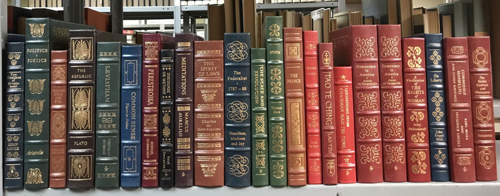 23 Vols. Easton Press Political Sciences (1 of 3)