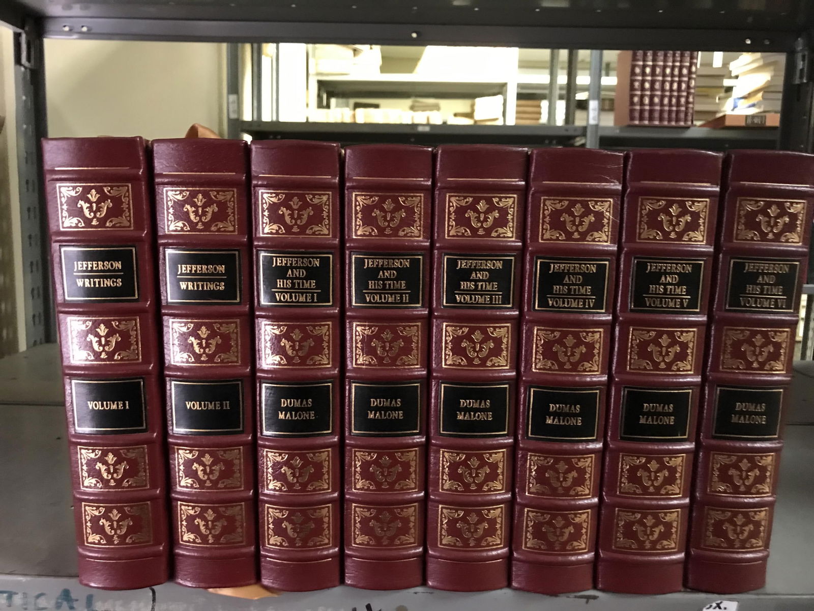 8 Vols. Easton Press Jefferson (1 of 1)