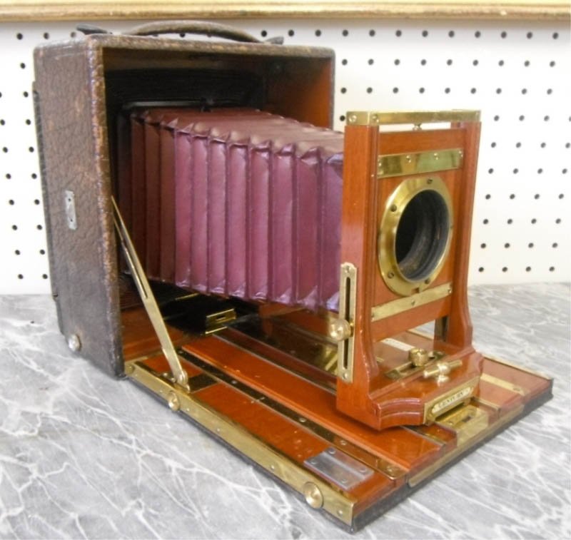 Large format Century bellows camera.