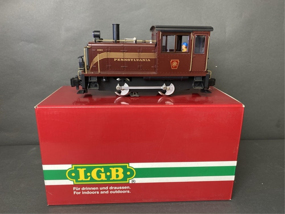 LGB 23630 PRR Diesel Locomotive: LGB 23630 Pennsylvania railroad Diesel Locomotive tested B/F W-1 13W 4.5D All Train and Train accessories in this