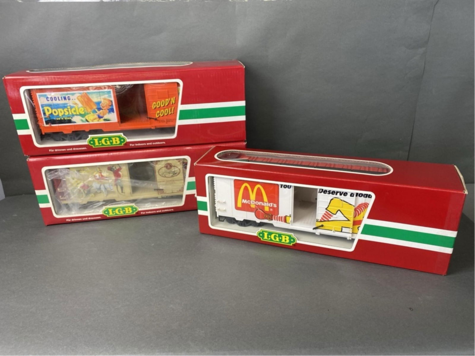 LGB 44910 McDonald freight car, 48910 orange popsi (1 of 20)