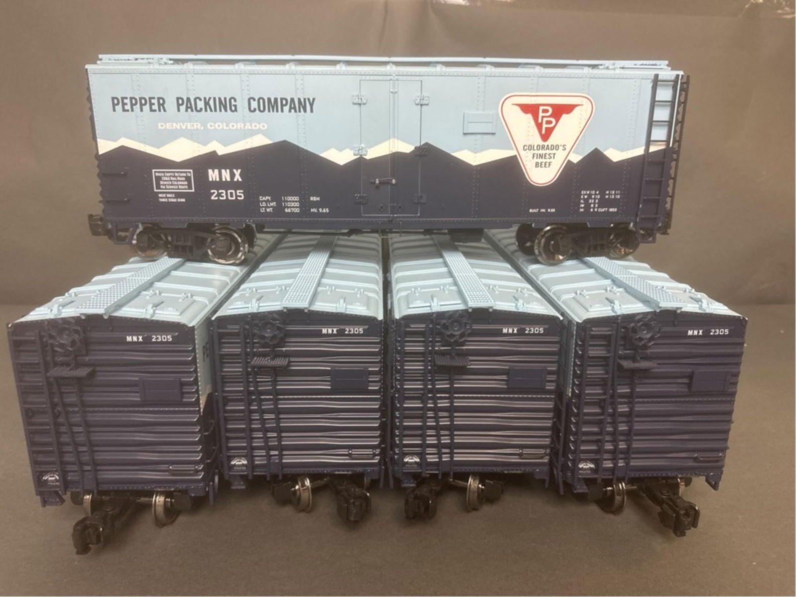 Aristo Craft steel reefer cars 46246 - set of 5 (1 of 20)