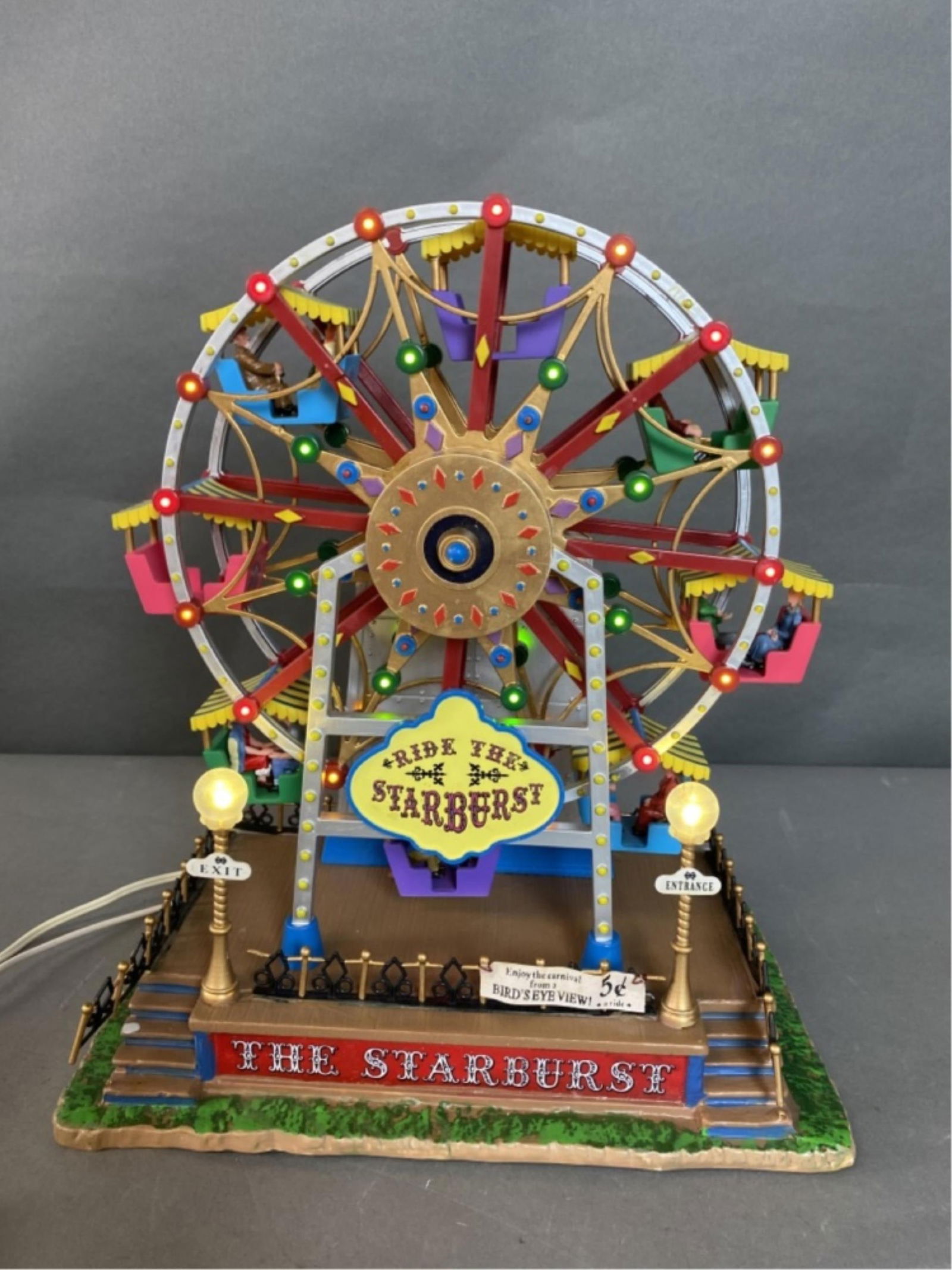 Lemax - Christmas Starburst Ferris Wheel ride (1 of 7)