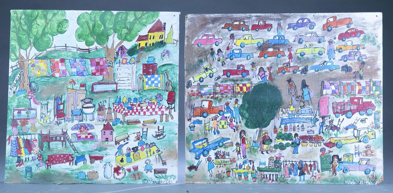 C. Smith, 2 paintings, 2006. (1 of 7)