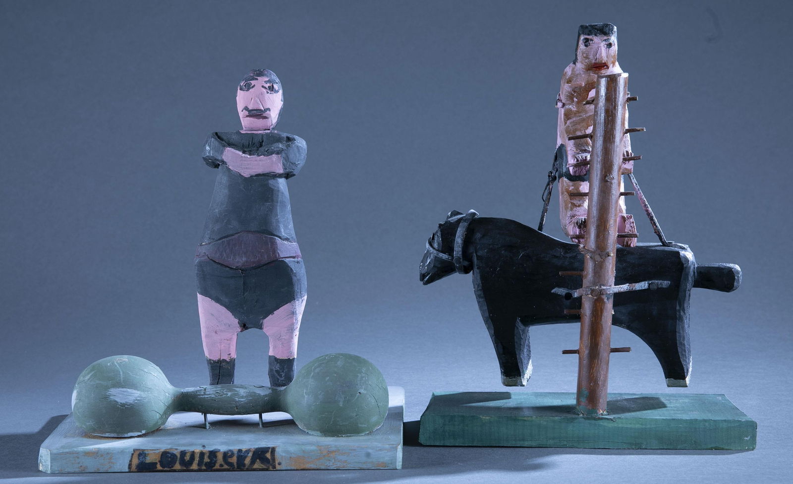 2 Emile Bluteau Weightlifter figures (1 of 6)