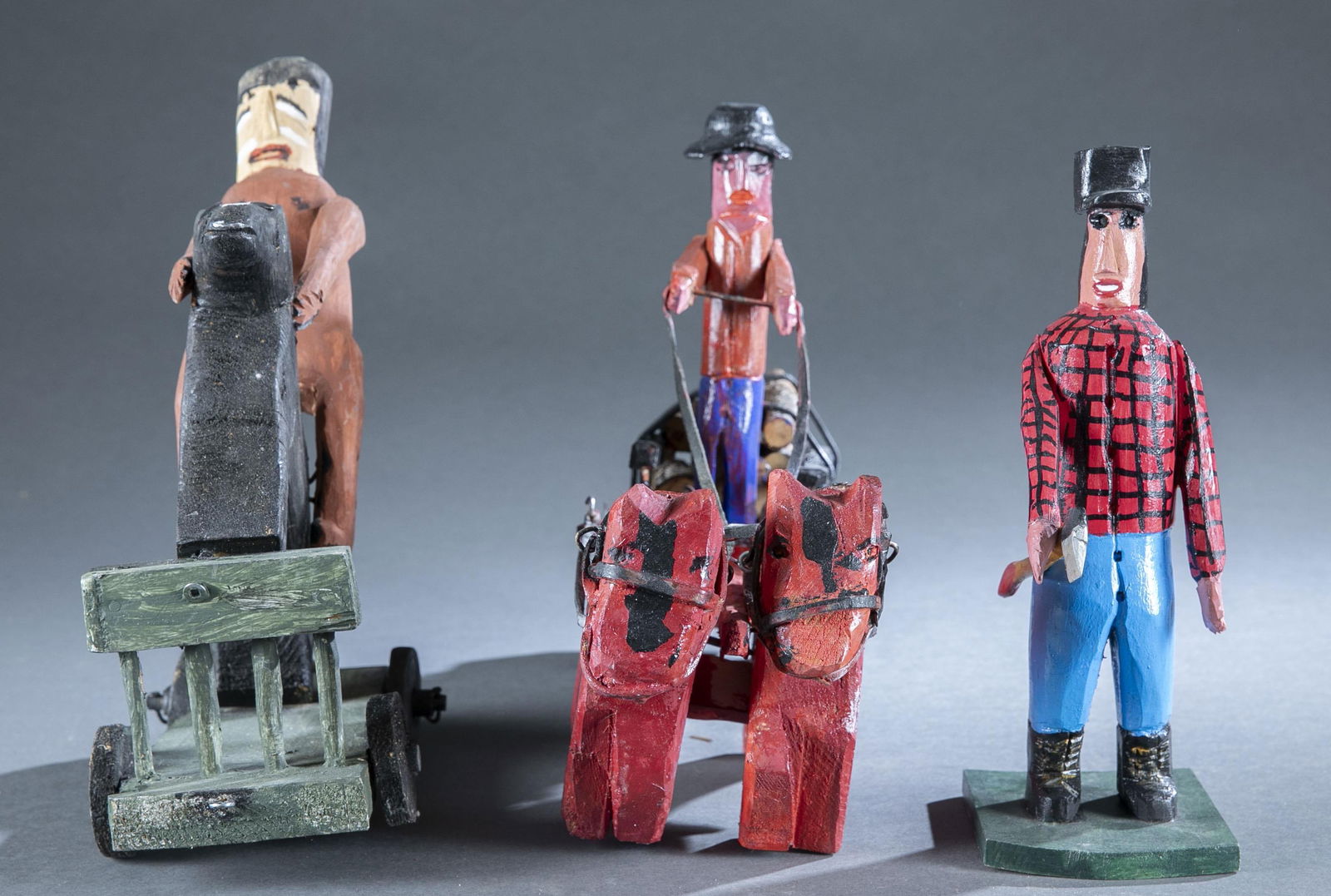 3 Emile Bluteau figures (1 of 9)