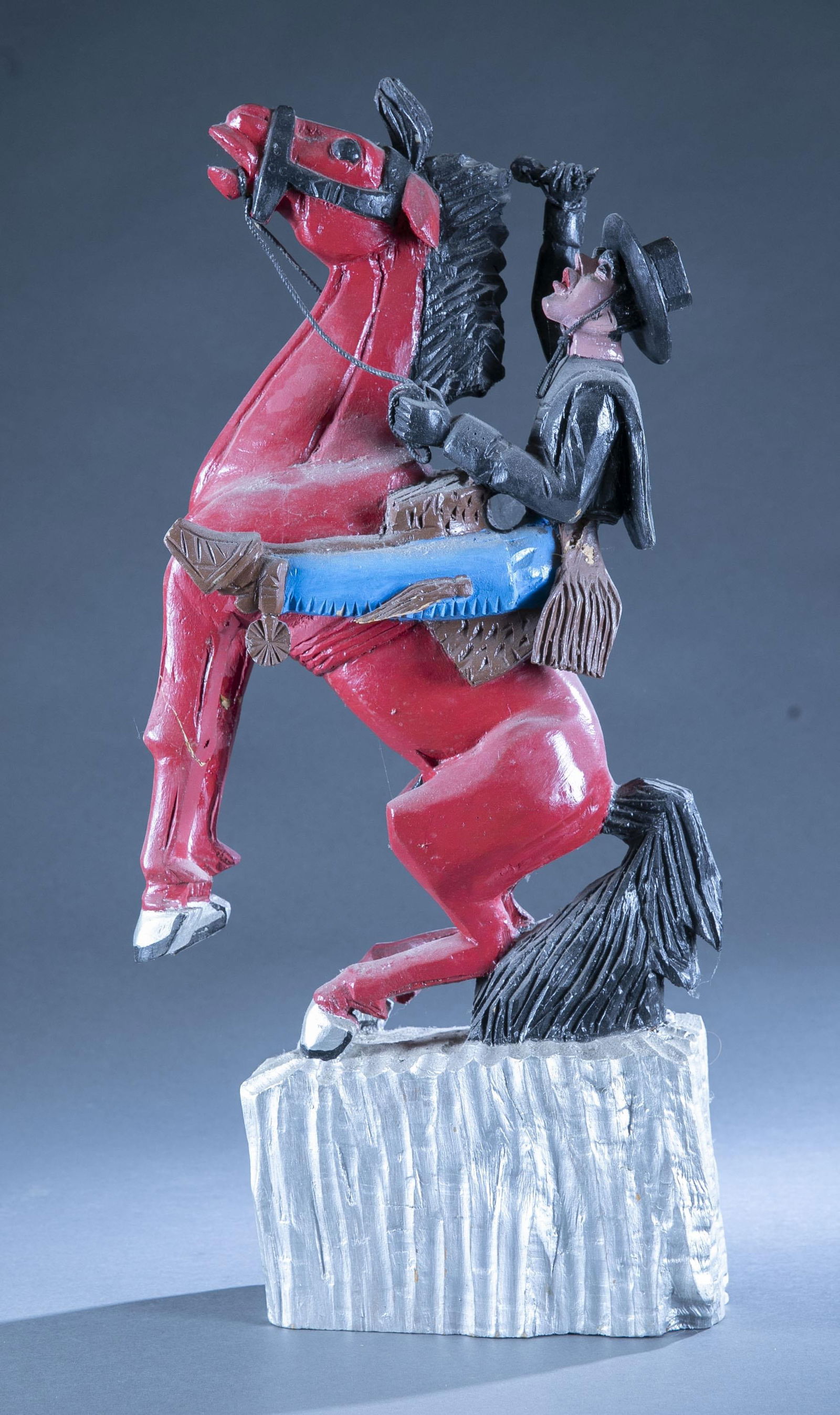 Emile Bluteau, Cowboy on horse. (1 of 6)