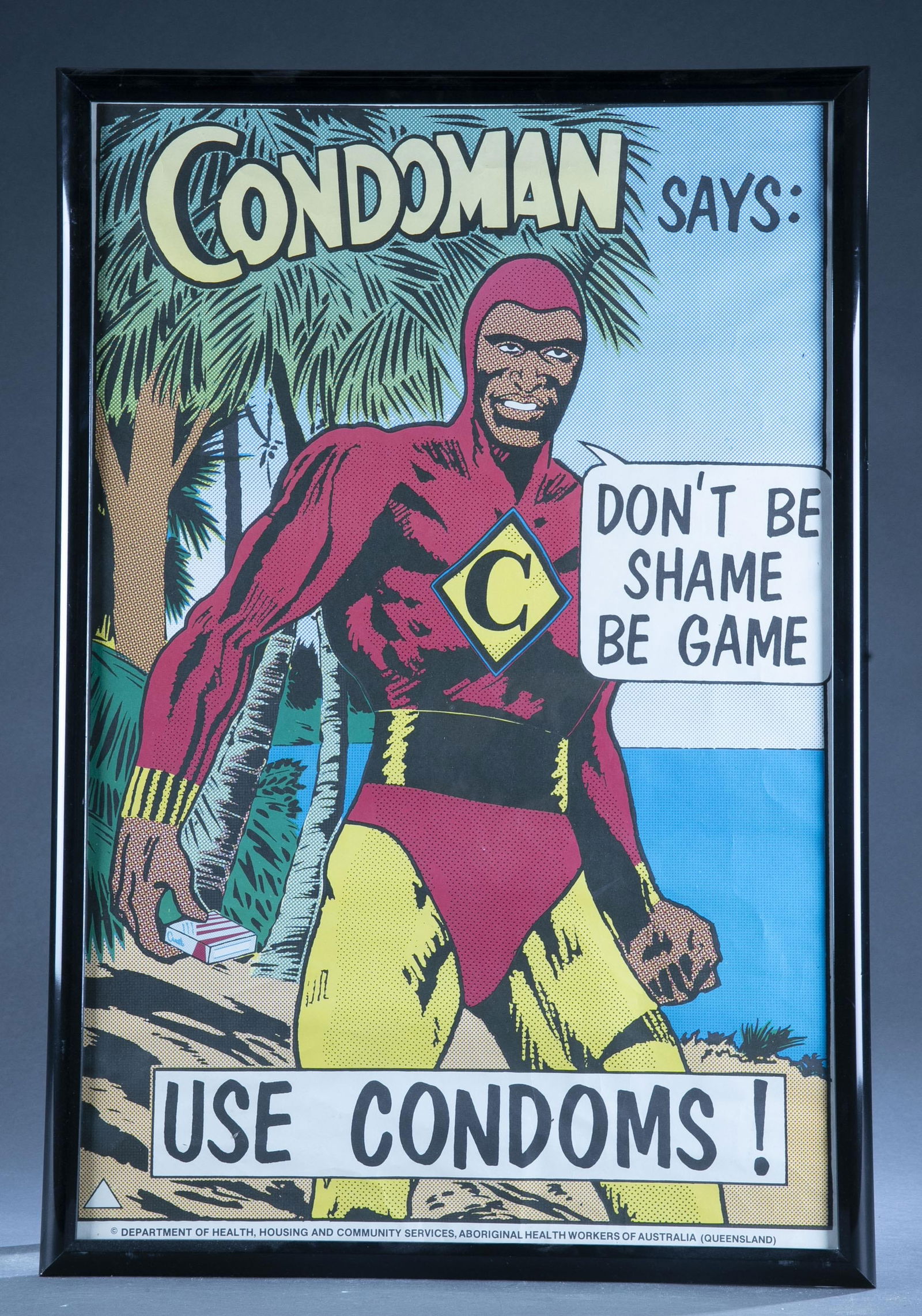 Condoman, Poster, c. 1980s. (1 of 6)