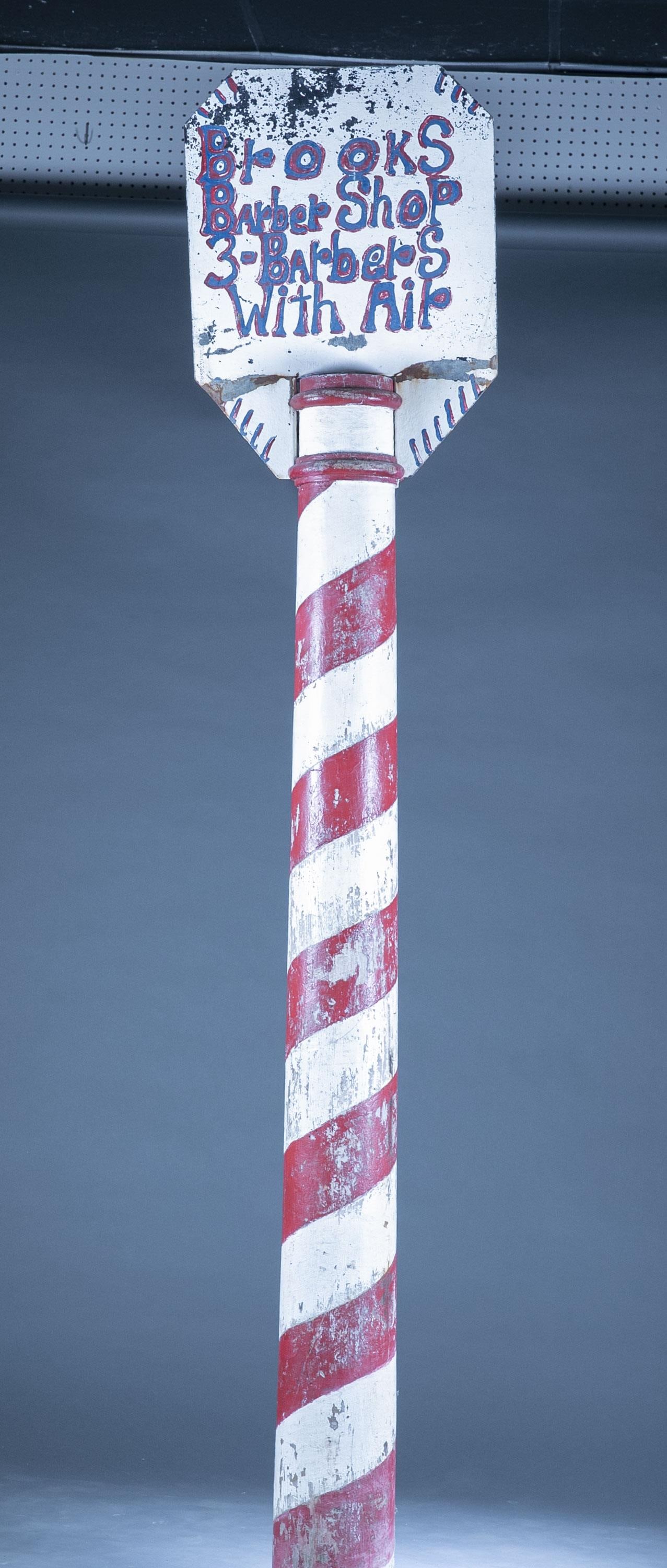 Brooks Barber Shop sign. (1 of 3)