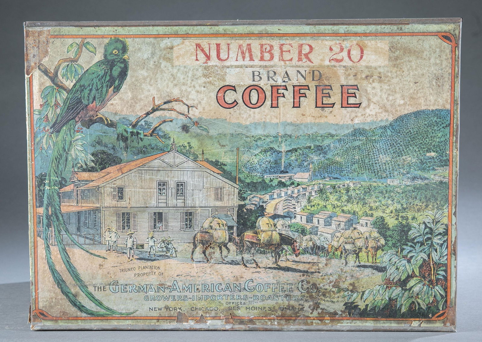 Number 20 Brand Coffee container. (1 of 3)