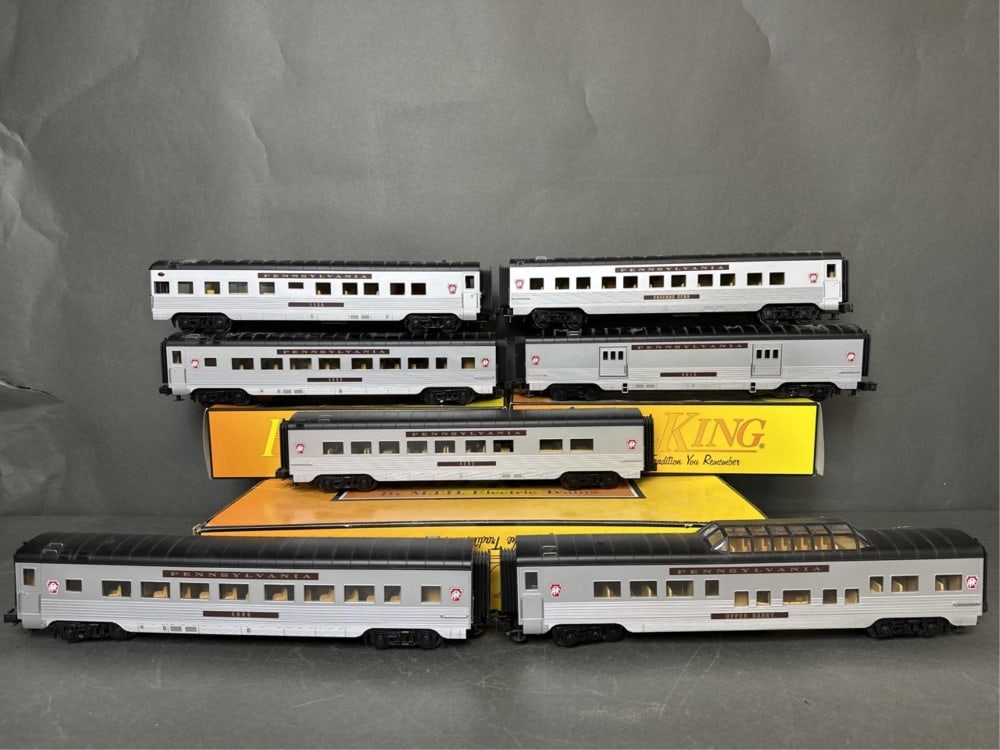 Rail king/MTH o scale 7-car Pennsylvania RR passen (1 of 20)