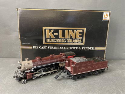 K-line O-scale 18?? Heavyweight Passenger Cars - Ch Auction