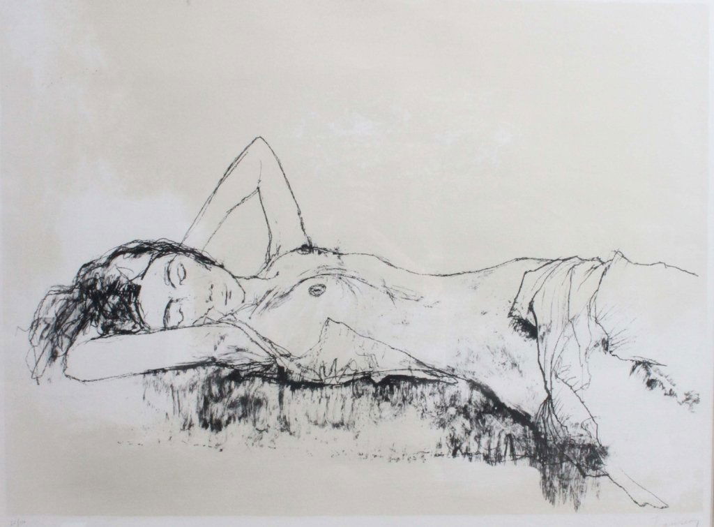 Jansen, Jan Leon. Lithograph. Pencil signed.: Jansen, Jean Leon. Lithograph. 19 ¾” x 26 ¼”. Sight condition near fine, not examined out of frame under glass. Pencil signed and numbered, 62/110.