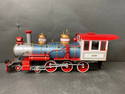 Bachmann G scale Emmett Kelly Circus mismatch set - locomotive and tender, circus stock car, combine