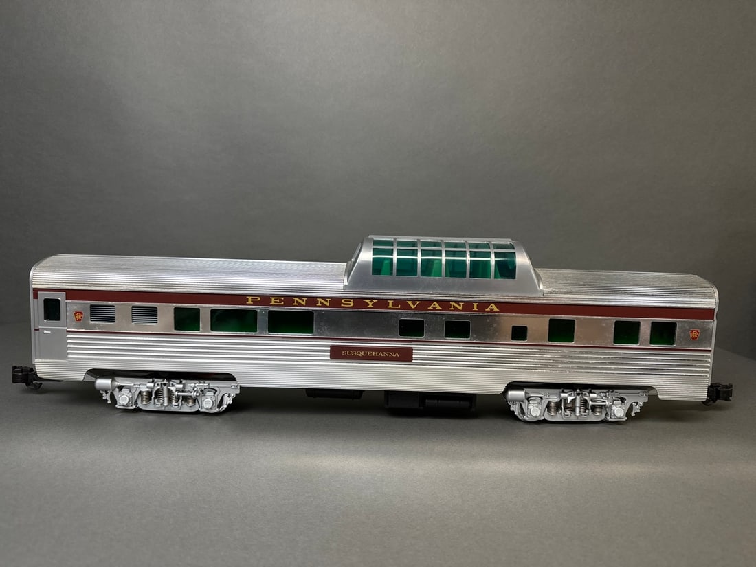 Aristo Craft G-scale Streamline Passenger Cars: Vista Domes (2) - Pennsylvania / PRR - ART 32608A (1 of 20)