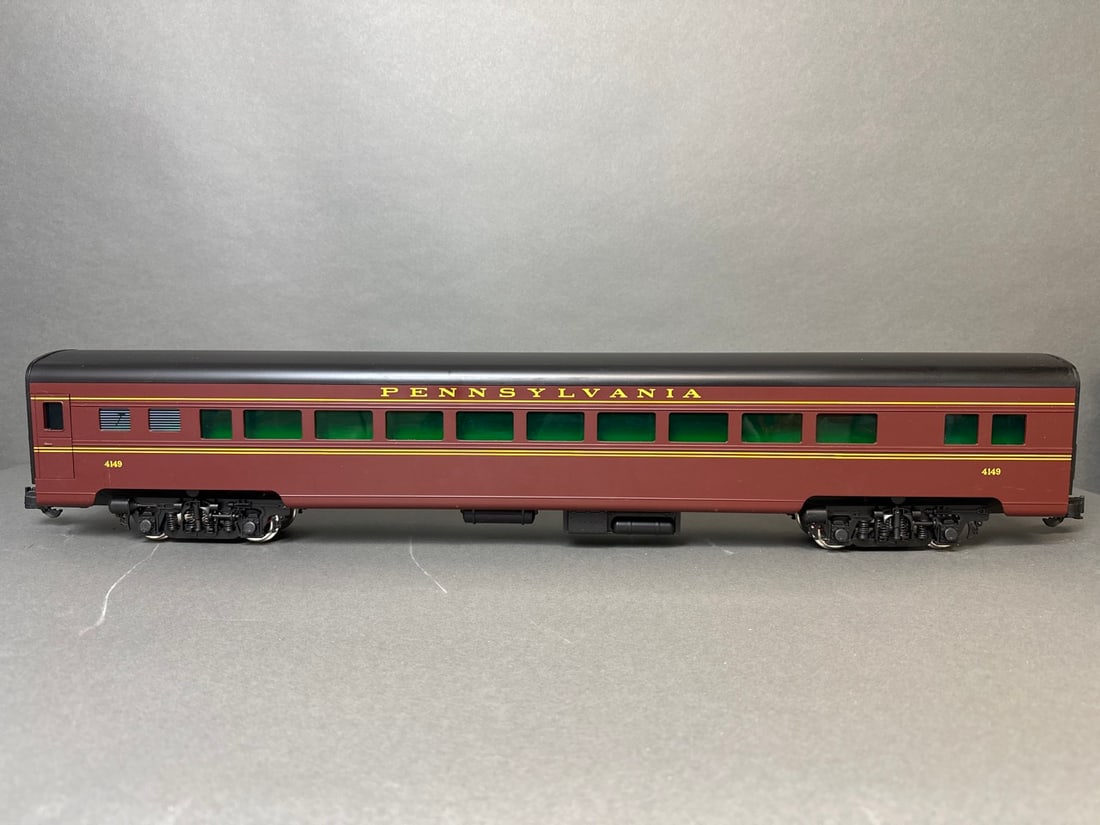 Aristo craft G-scale smoothside coach and observation cars - Pennsylvania / PRR  - ART 33303 and (1 of 20)