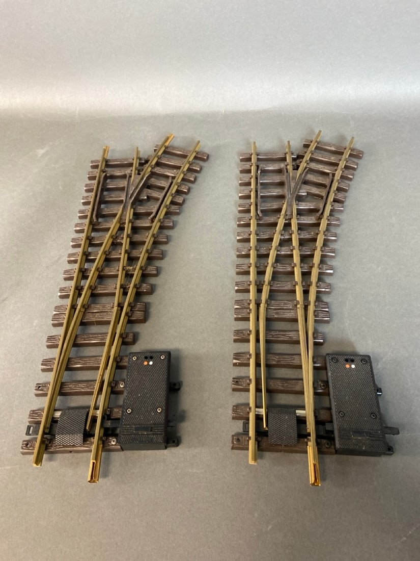 LGB G-scale tracks  G Scale , one 1615, two 1605 electric switches . Used (1 of 6)
