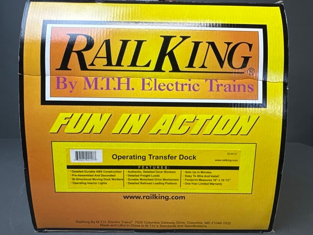 Mikes Train House/ Railking - Operating Transfer Dock - 30-9110 Comes with original box; see photos (1 of 16)