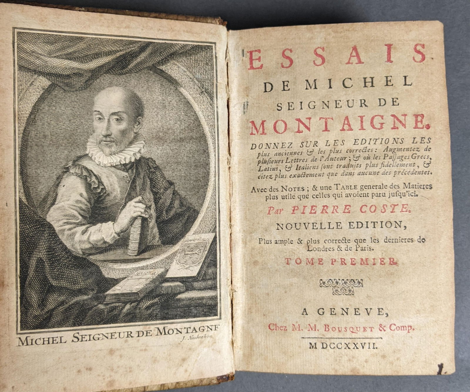 Essais de Michel seigneur de Montaigne (1 of 2)